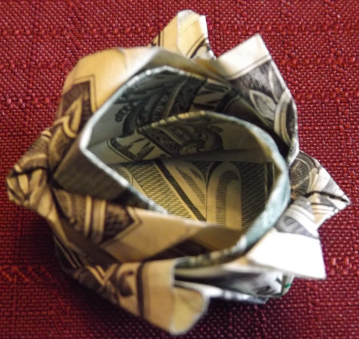 Joshua's-Origami-Folded-$1-Bills